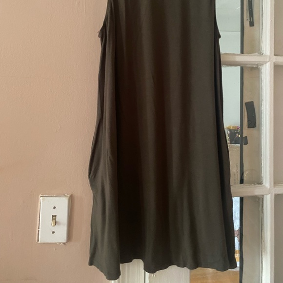Forest green Socialite fit and flare swing dress with pockets - Picture 4 of 6